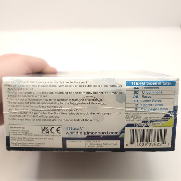 Digimon Card Game Next Adventure Booster Box Card Packs 2022` - Picture 8 of 8